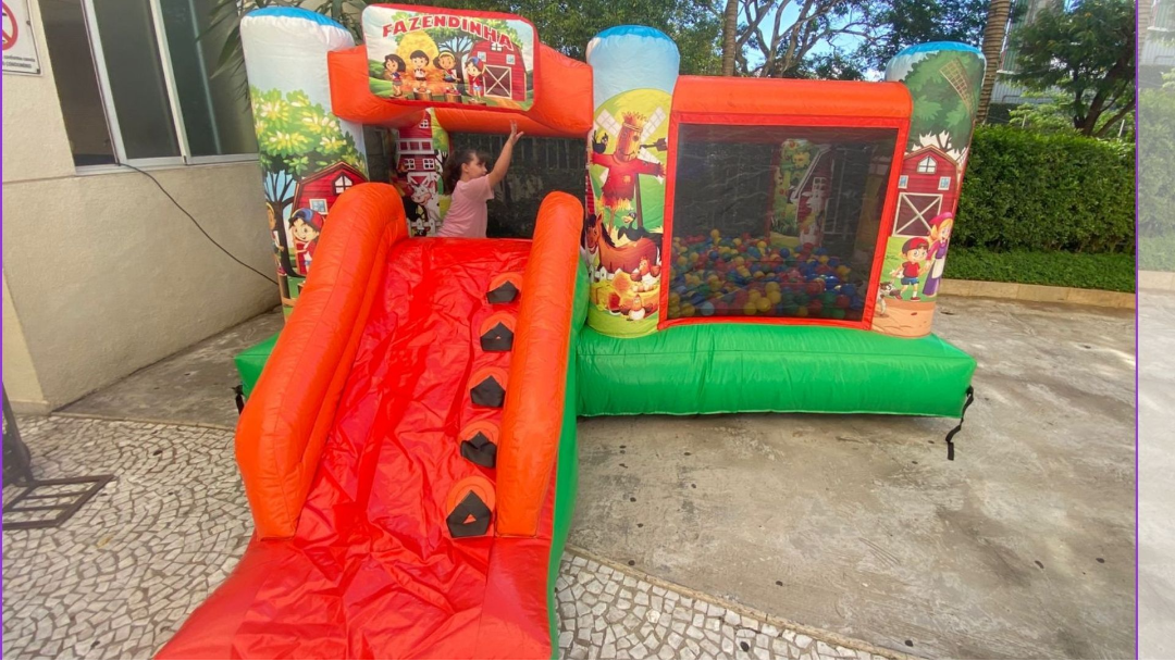 Brinquedo Inflável Fazendinha para Festa Infantil