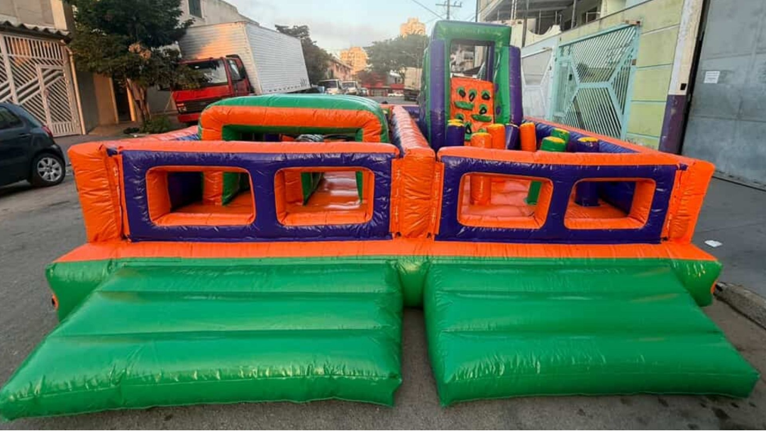 Mega Corrida Inflável para Eventos e Gincanas