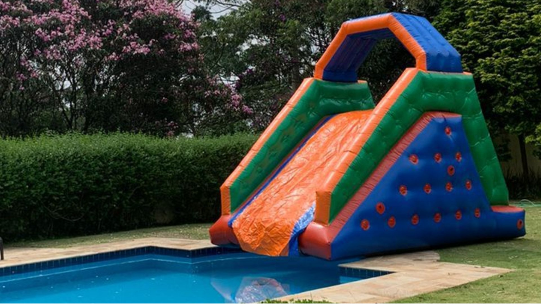 Toboágua Infantil para Festas e Eventos no Verão