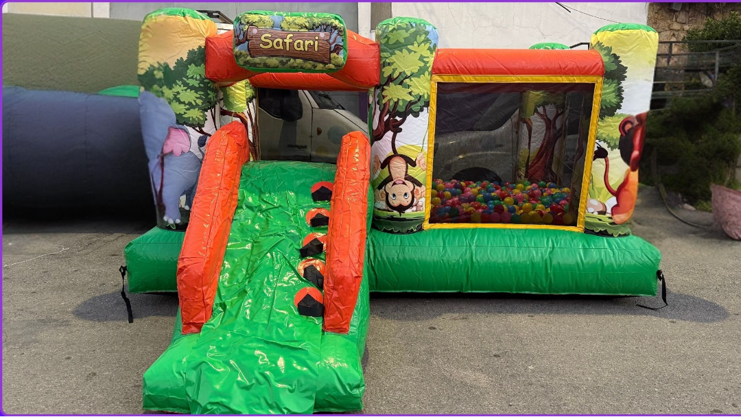Brinquedo Inflável Safari para Festas e Eventos