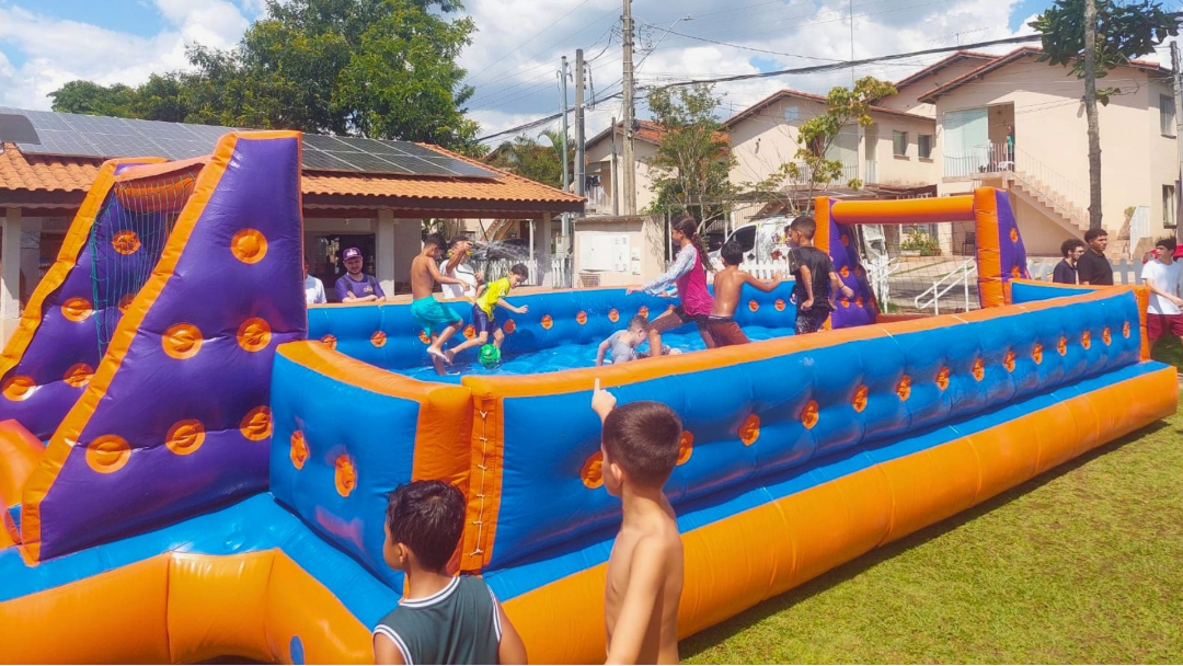 Futebol de Sabão 5x10 para Confraternizações e Festas
